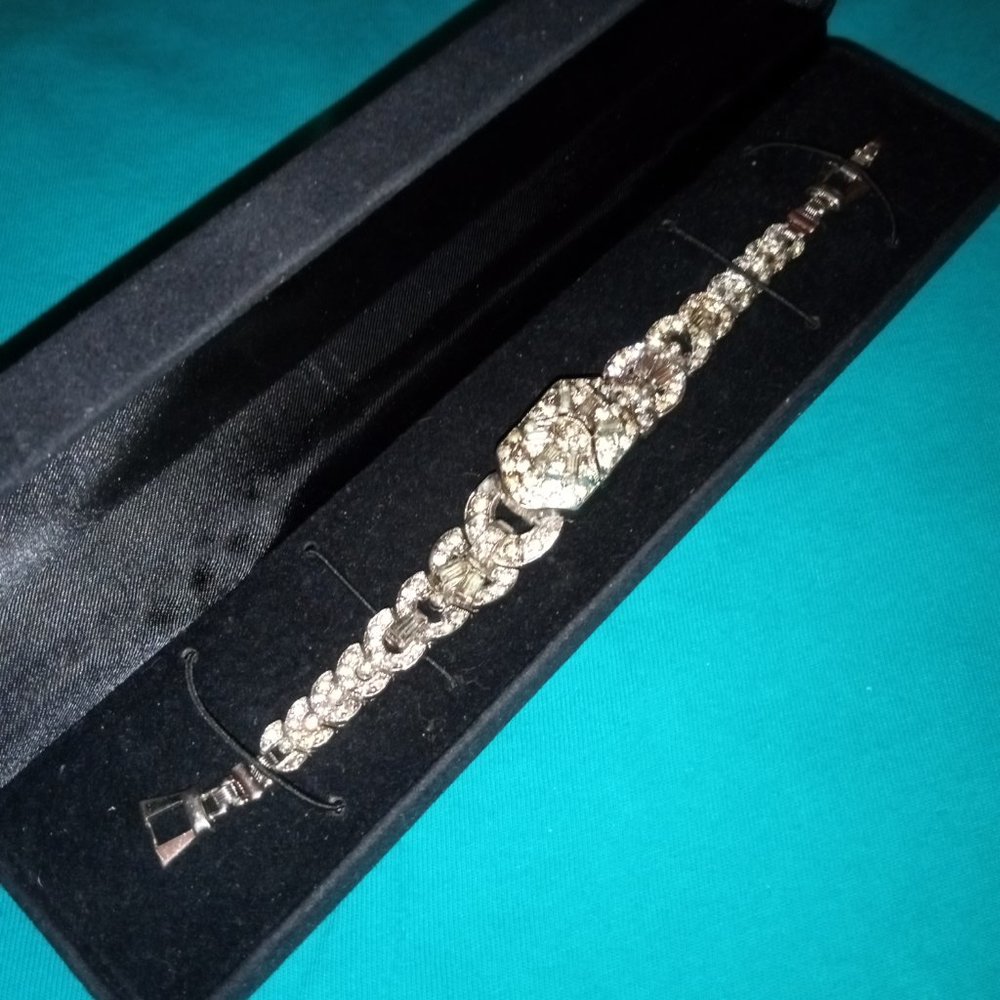 Lady's Vintage Sheffield Rhinestone Watch